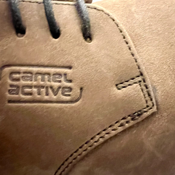 CAMEL ACTIVE Men's Shoes Brown Suede Lace Up Casual Oxfords Size 8.5 - Picture 4 of 8